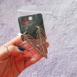 Leaf shaped earrings